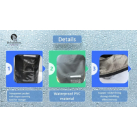 Dry Bag Signaalblokkerende Rugzak - 15 L - Anti Diefstal RFID Hoes Faraday voor Autosleutels, Telefoon en Laptop / Tablet - Signaal Blokkerende Zak - Keyless Go Sleutel